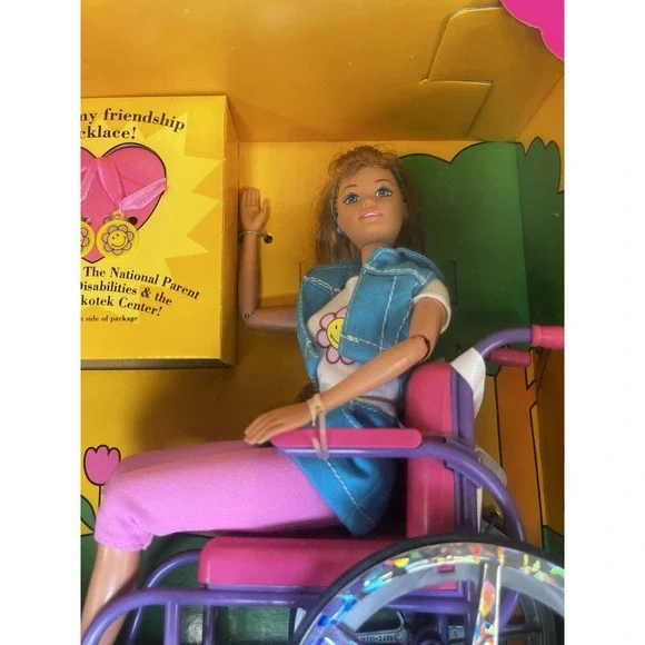 Barbie - Share a Smile - Becky & Wheelchair - Special Edition 1996 Mattel NIB - Picture 2 of 10